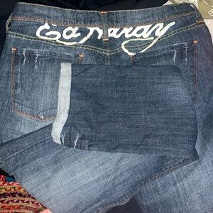 Vintage y2k Ed hardy jeans. Size:31 (fits a size 6-8)
